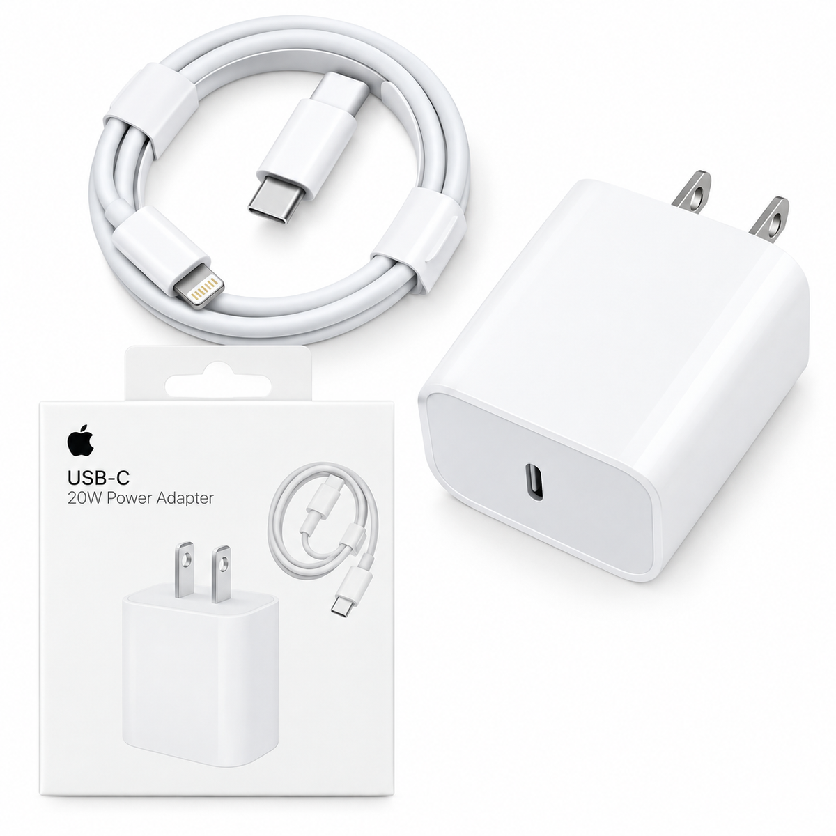 Apple 20W USB-C Power Adapter – Fast Charging Charger