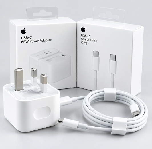 Apple 20W USB-C Power Adapter – Fast Charging 3-Pin UK Charger