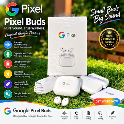 Google Pixel Buds Pro 2 – Premium Wireless Earbuds Clear sound with Charging Case