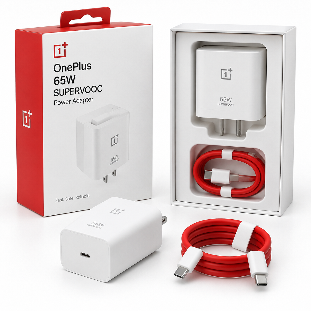 OnePlus Warp Charge 65W USB-C Fast Charger with Type-C Cable